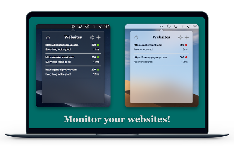 Monitor your websites all day with Web Ping