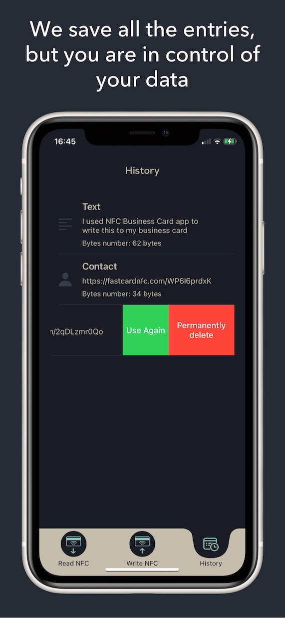 NFC Business Card - Read Write