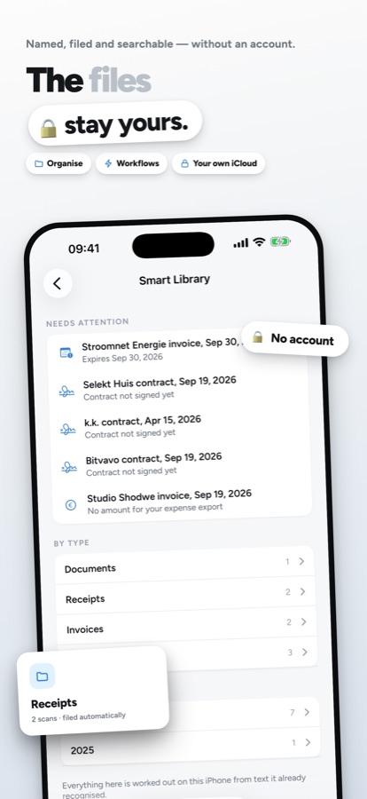 Quire files your paperwork by itself
